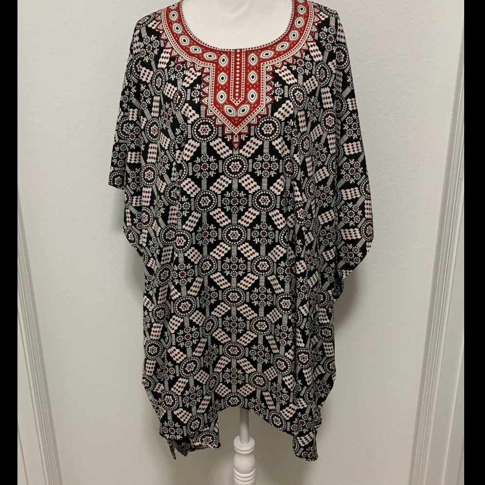 NWOT  GOOD TIMES KAFTAN / SWIM COVER UP  ONE SIZE